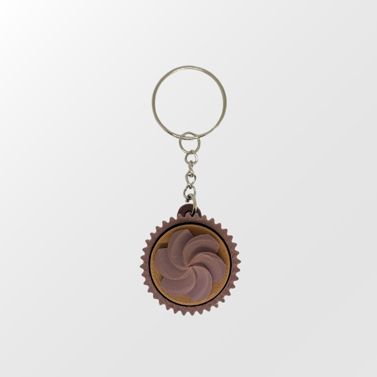 Chocolate Cupcake Clicker Keychain
