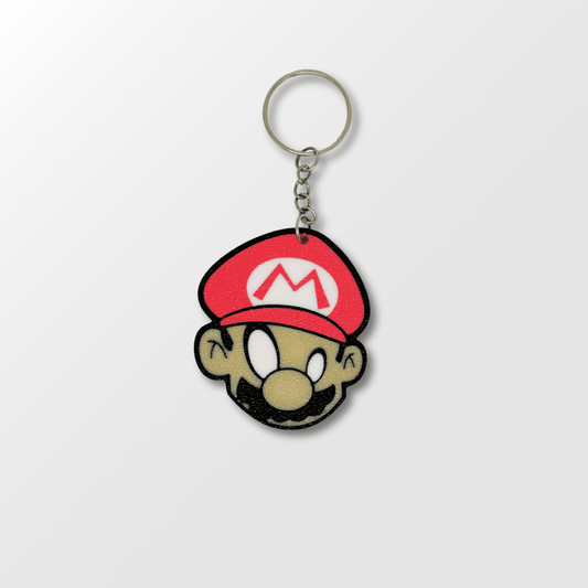 Retro Gaming Character Keychain
