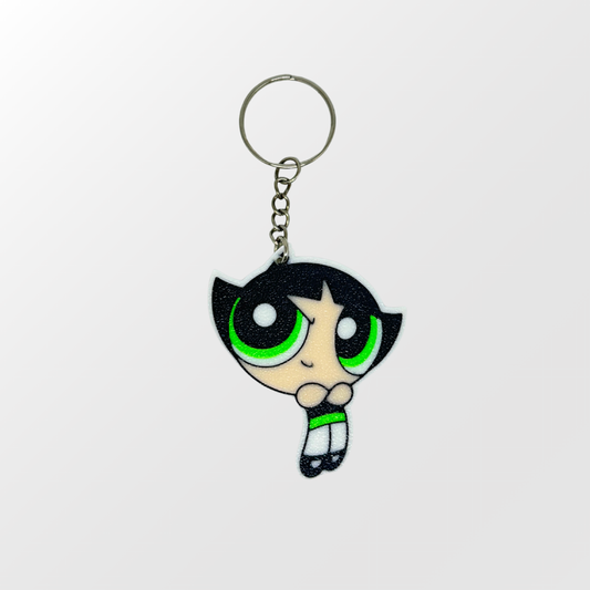 Powerpuff Girls Buttercup Keychain
