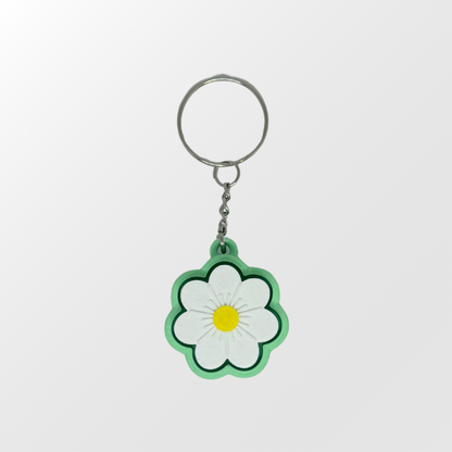 Flower Clicker Keychain