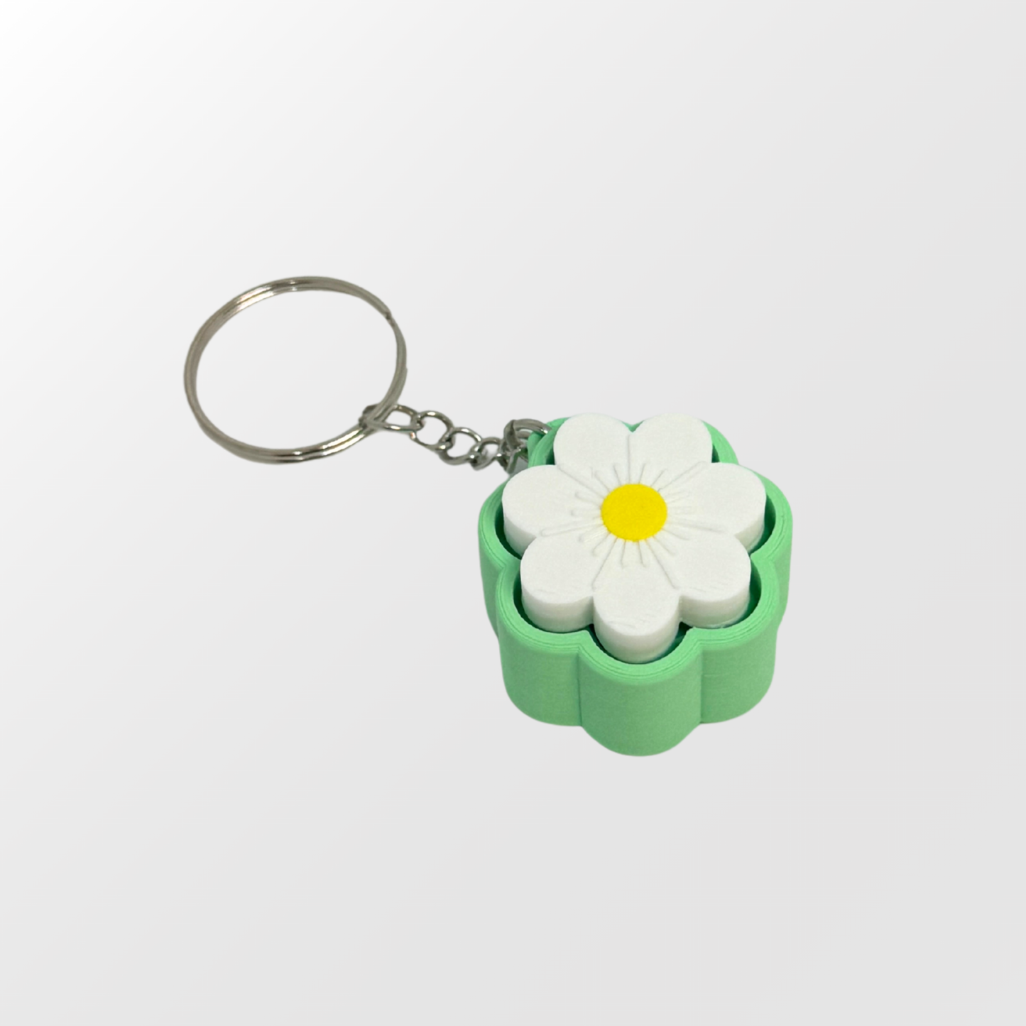 Flower Clicker Keychain
